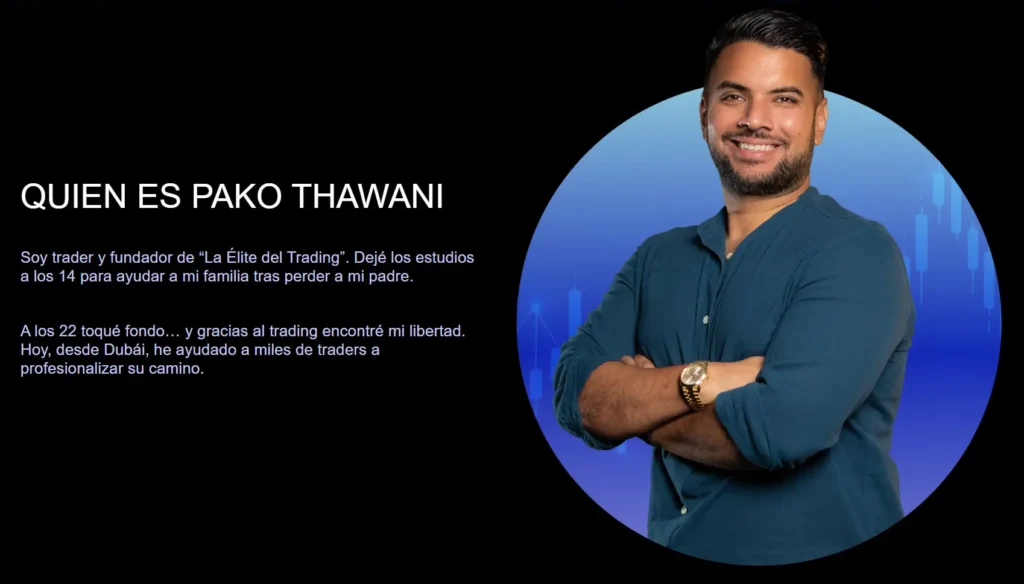 OPINIONES ELITE DEL TRAIDING PAKO THAWANI RESULTADOS DE ALUMNOS