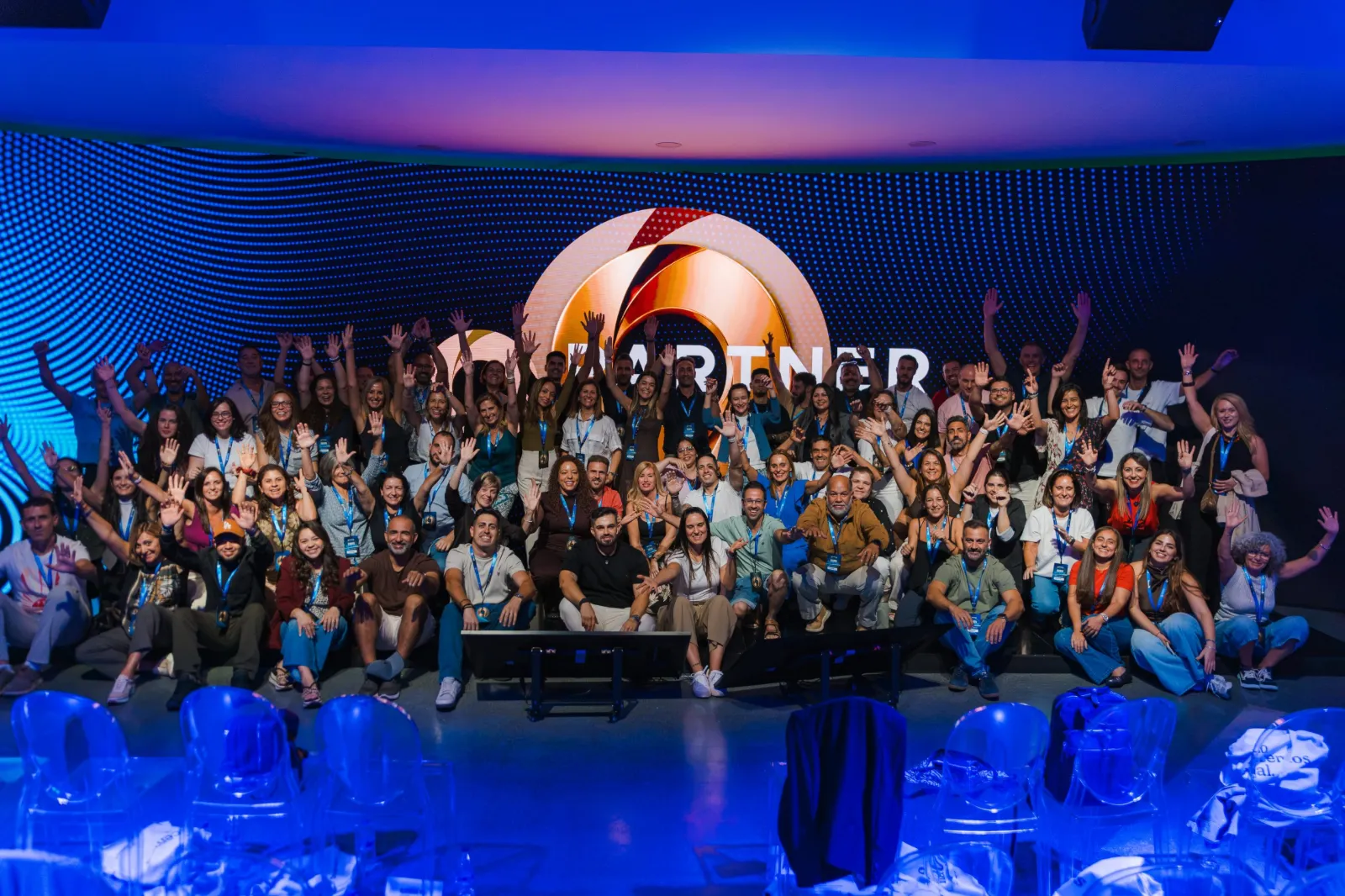 Foto de grupo de los alumnos de Partner 360 en el evento presencial de septiembre de 2026
